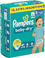 Windeln Baby Dry Gr. 5+ Junior Plus (12-17 kg) Pampers