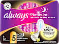 Platinum SECURE NIGHT EXTRA higijenski ulošci   always
