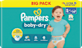 Windeln Baby Dry Gr.5+ Junior Plus (12-17kg), Big Pack Pampers
