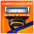 Fusion5 holicí strojek + 5 náhradních hlavic Gillette