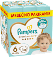 Plenice velikost 6 (13-18 kg), večje pakiranje Pampers Premium Care