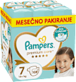 Plenice velikost 7 (15+ kg), večje pakiranje Pampers Premium Care