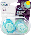 Schnuller Ultra Air Night 0-6 Monate Boy PHILIPS AVENT