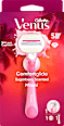 Comfort Miami brijač Sugarberry + 1 zamjenska britvica + držač Gillette Venus