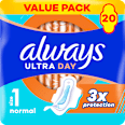 Превръзки Ultra Day с крилца, размер 1 always