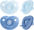 Schnuller Soothie Silikon, blau, 0-6 Monate PHILIPS AVENT
