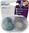 Tolažilna duda Ultra Soft, 6-18 m PHILIPS AVENT