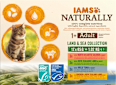 Nassfutter Katze land & sea collection in Sauce Naturally Mix, Multipack (12x85 g) IAMS
