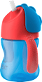 Trinkhalmbecher mit Griffen blau, 200 ml  PHILIPS AVENT