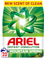 Detergent pudră de rufe mountain spring 20 spălări ARIEL