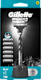 Aparat de ras Match3 Charcoal + stand+ 6 rezerve Gillette