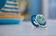 Schnuller ultra air happy Silikon, blau/weiß, 6-18 Monate PHILIPS AVENT