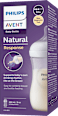 Шише за хранене с биберон Natural Response, 1+м PHILIPS AVENT