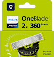 náhradní břity na tvář 360 blade PHILIPS OneBlade