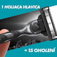 Pánsky holiaci strojček Charcoal + 1 náhradná hlavica Gillette