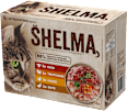 Nassfutter Katze Fleisch Multipack (12x85 g) Shelma