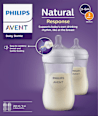 Babyflasche Natural Response weiß, ab dem 3. Monat, Doppelpack, 260ml  PHILIPS AVENT