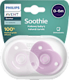 Schnuller Soothie Silikon, rosa/pink, 0-6 Monate PHILIPS AVENT