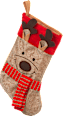 Nikolausstrumpf mit Rentier, Jute Dekorieren & Einrichten