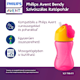 Cană cu pai flexibil pentru fetițe 12+ PHILIPS AVENT