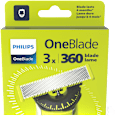 Lama di ricambio OneBlade 360 confezione tripacco PHILIPS OneBlade