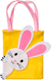 Filztasche Hase, Küken, Schaf, Karotte & Blume Dekorieren & Einrichten