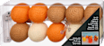 Lichterkette Wabenbälle, orange/beige (10er) Dekorieren & Einrichten