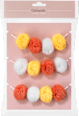 Pompom-Girlande rot/weiß/gelb (80 cm) keine Marke