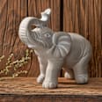 Keramikelefant, grau keine Marke
