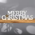 Holzschriftzug Merry Christmas Dekorieren & Einrichten
