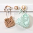 Kleiderhaken-Set aus Holz, Bär/Löwe/Tiger Dekorieren & Einrichten