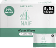 Feuchttücher plastikfreie Vorratsbox (8x54 St) NAIF