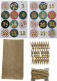 Adventskalender Set mit Tüten  Dekorieren & Einrichten