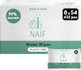 Feuchttücher plastikfreie Vorratsbox (8x54 St) NAIF