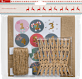 Adventskalender Set mit Tüten  Dekorieren & Einrichten