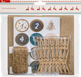 Adventskalender Set mit Tüten  Dekorieren & Einrichten