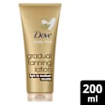 Selbstbräuner Lotion gradual tanning light to medium Dove