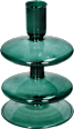 Stabkerzenhalter aus Glas, jade keine Marke