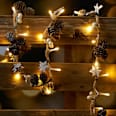 LED Lichterkette, Zapfen-Seil (24er) Dekorieren & Einrichten