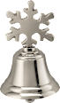 Metallglocke, Schneeflocke & Baum Dekorieren & Einrichten