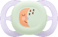 Schnuller ultra start Nighttime, lila/creme, 0-2 Monate PHILIPS AVENT