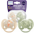 Smoczek Ultra Soft 0-6m neutral, tukan PHILIPS AVENT