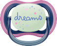 Schnuller ultra air Nighttime, rosa/grau , 6-18 Monate  PHILIPS AVENT