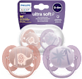 Smoczek Ultra Soft 0-6m neutral, słoń PHILIPS AVENT