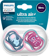 Ortodontické cumlíky Ultra Air 18m+ - ružové PHILIPS AVENT