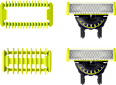 360 blade zamjenske britvice za lice i tijelo 2x + Body kit PHILIPS OneBlade