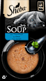 Nassfutter Katze Soup mit Thunfisch, Multipack (4x40 g) Sheba