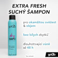 suchý šampon na vlasy pro objem Extra Volume got2b