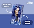 LIVE barva na vlasy Electric Blue 095 Schwarzkopf LIVE