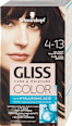 Barva za lase 4-13 Temna Hladno Rjava Schwarzkopf Gliss Color